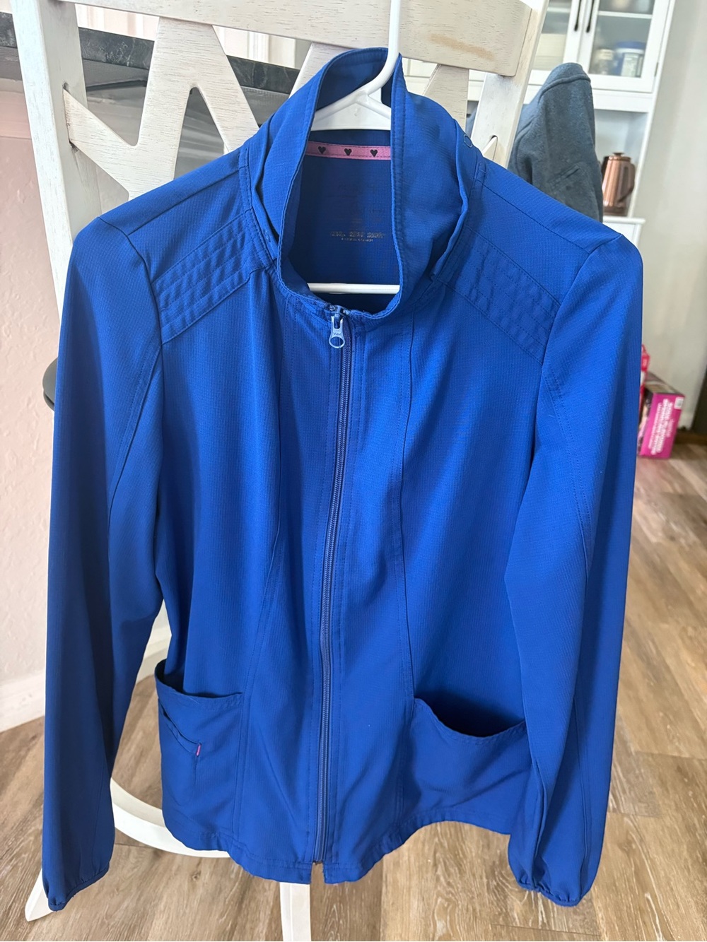 HeartSoul Royal Blue/ galaxy blue Women's Zip-Up Bomber Jacket